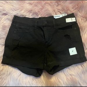 Old Navy black distressed Shorts size 8